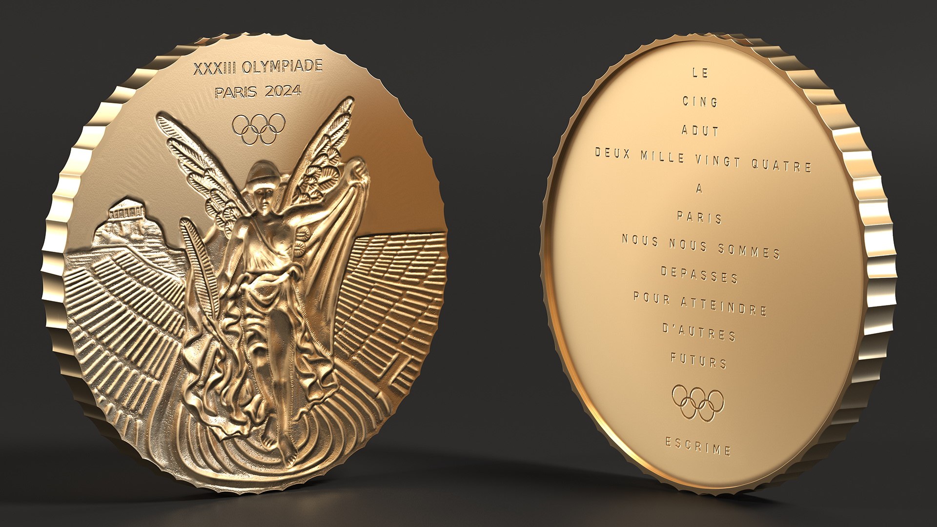 3D Olympic Gold Medal - TurboSquid 2003119