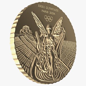 3D Olympic Gold Medal