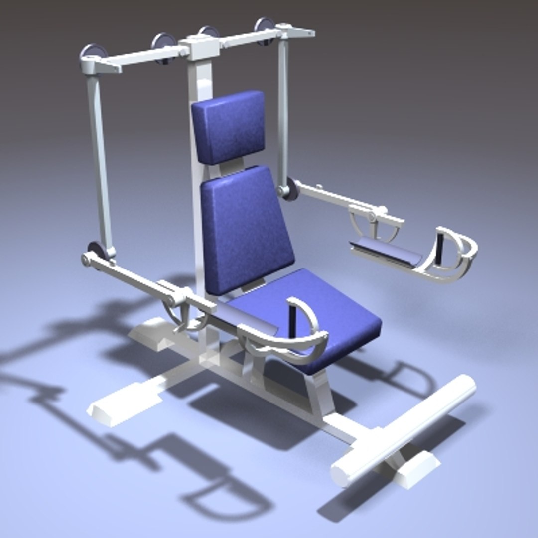 fitness machine 3d max