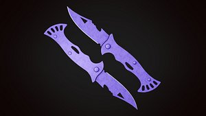 3D Knife 4 H model