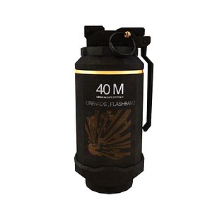 flash bang flashbang 3d model