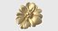 3D decorative flowers model
