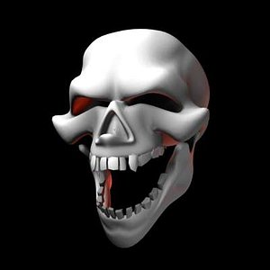 free max model cartoon skull
