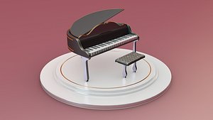 Cartoon Piano model