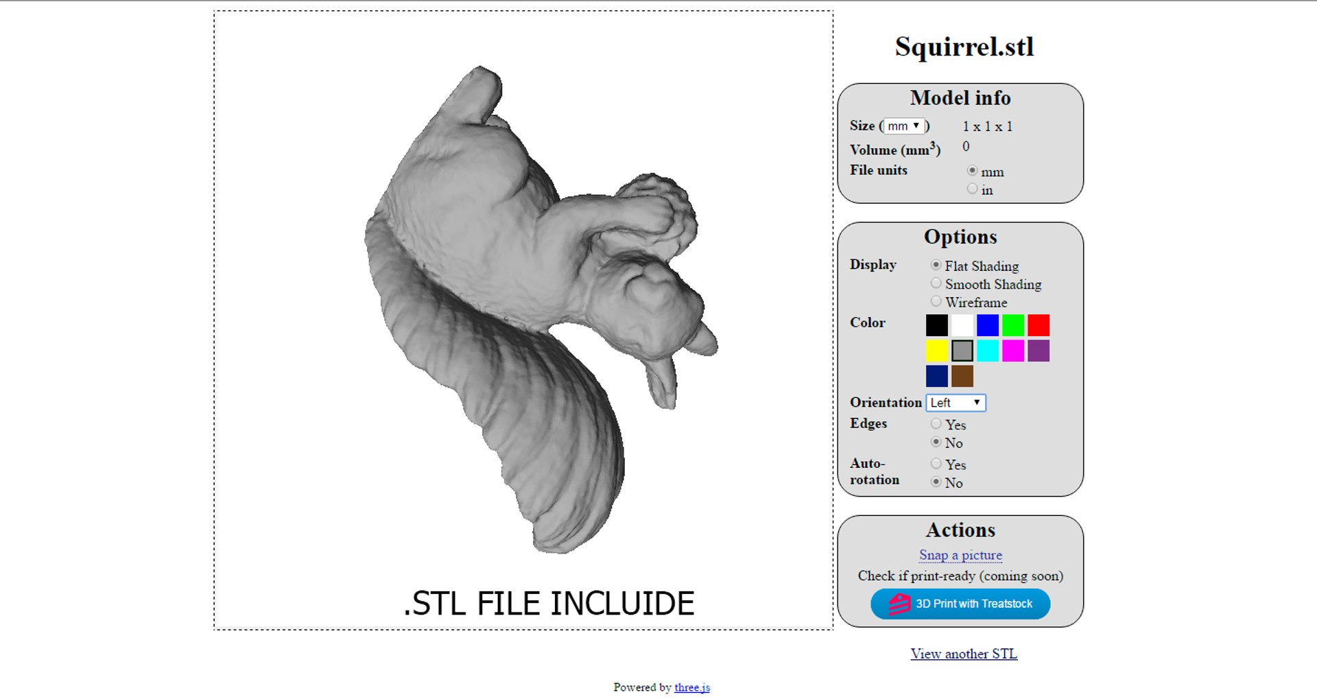 3d squirrel model