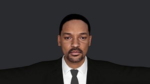 Will Smith Hyper Realistic Full Body Fully Rigged 3D Character 3D model