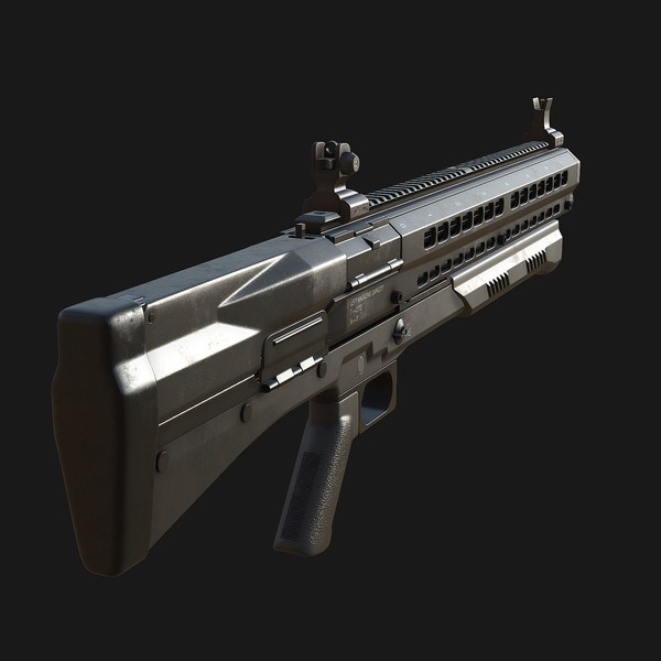 3d model shotgun utas uts-15