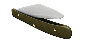 pocket knife 3d max