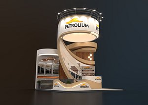 3D model EXHIBITION STAND C1 25 Sqm