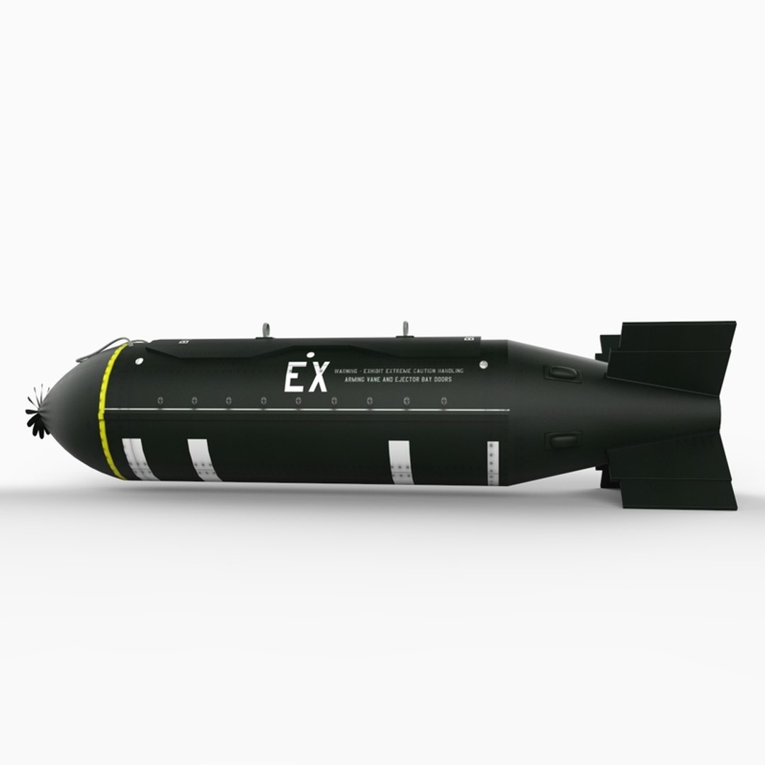 3d Bl-755 Cluster Bomb Model