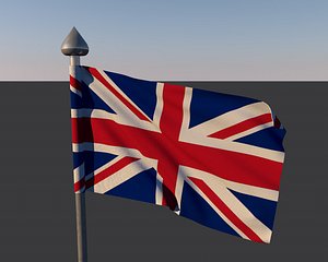 3d flag drapeau