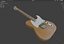 Chitarra elettrica low-poly TL