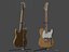 Chitarra elettrica low-poly TL