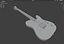 Chitarra elettrica low-poly TL