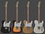 Chitarra elettrica low-poly TL
