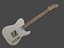 Chitarra elettrica low-poly TL
