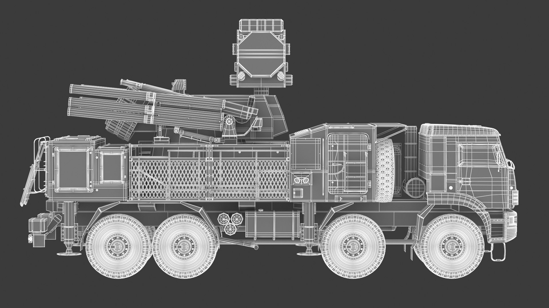 Sam Pantsir S1 Sa-22 3D Model - TurboSquid 1532428