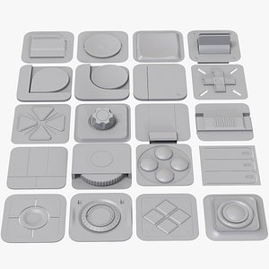User Interface Buttons Kit Pack 2