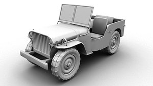 3d hitler jeep model