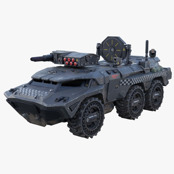 SF APC - 指揮車両 - 装輪戦車3Dモデル - TurboSquid 1881960