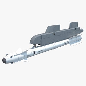 R-73E Missile And Pylon 3D