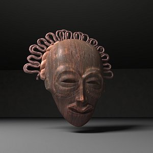 voodoo mask fbx