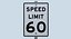 Speed Limit Sign Speed 60