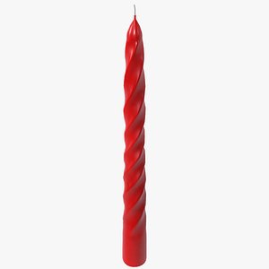 Red Birthday Candle model