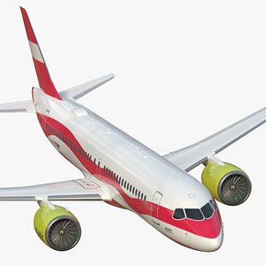 3D AirBaltic Airbus A220 SC