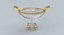 Vaso Francês Século XIX Louis XVI st Cristal Bacca