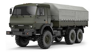 3D Kamaz 5350 Mustang 2003