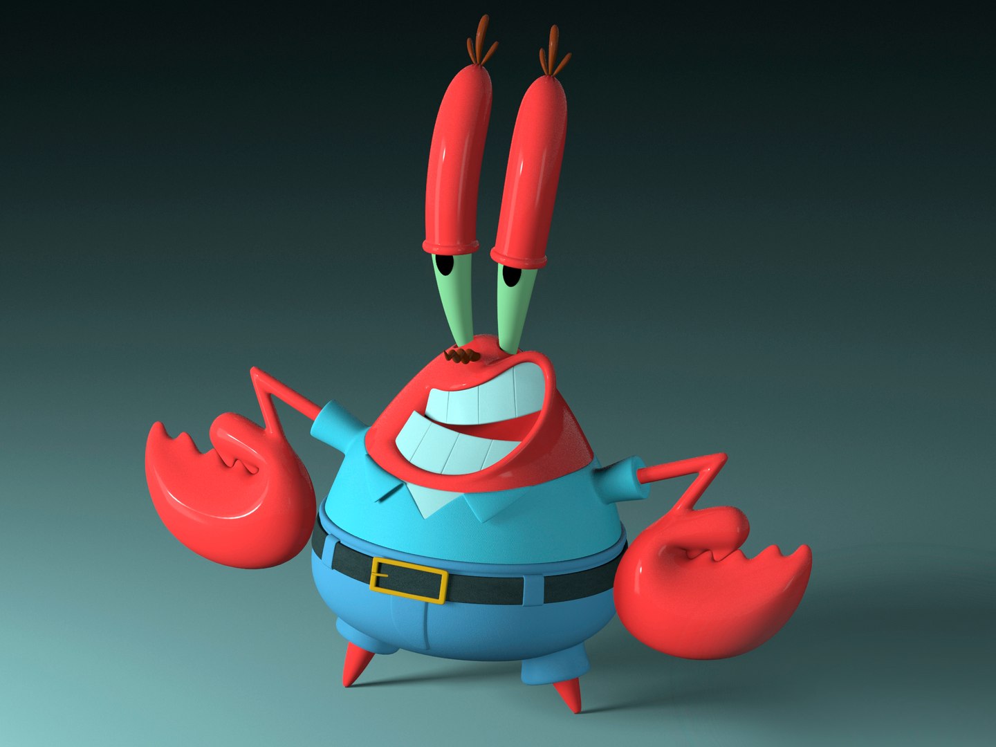 3D Mr Krabs - Sirigueijo Model - TurboSquid 1201103