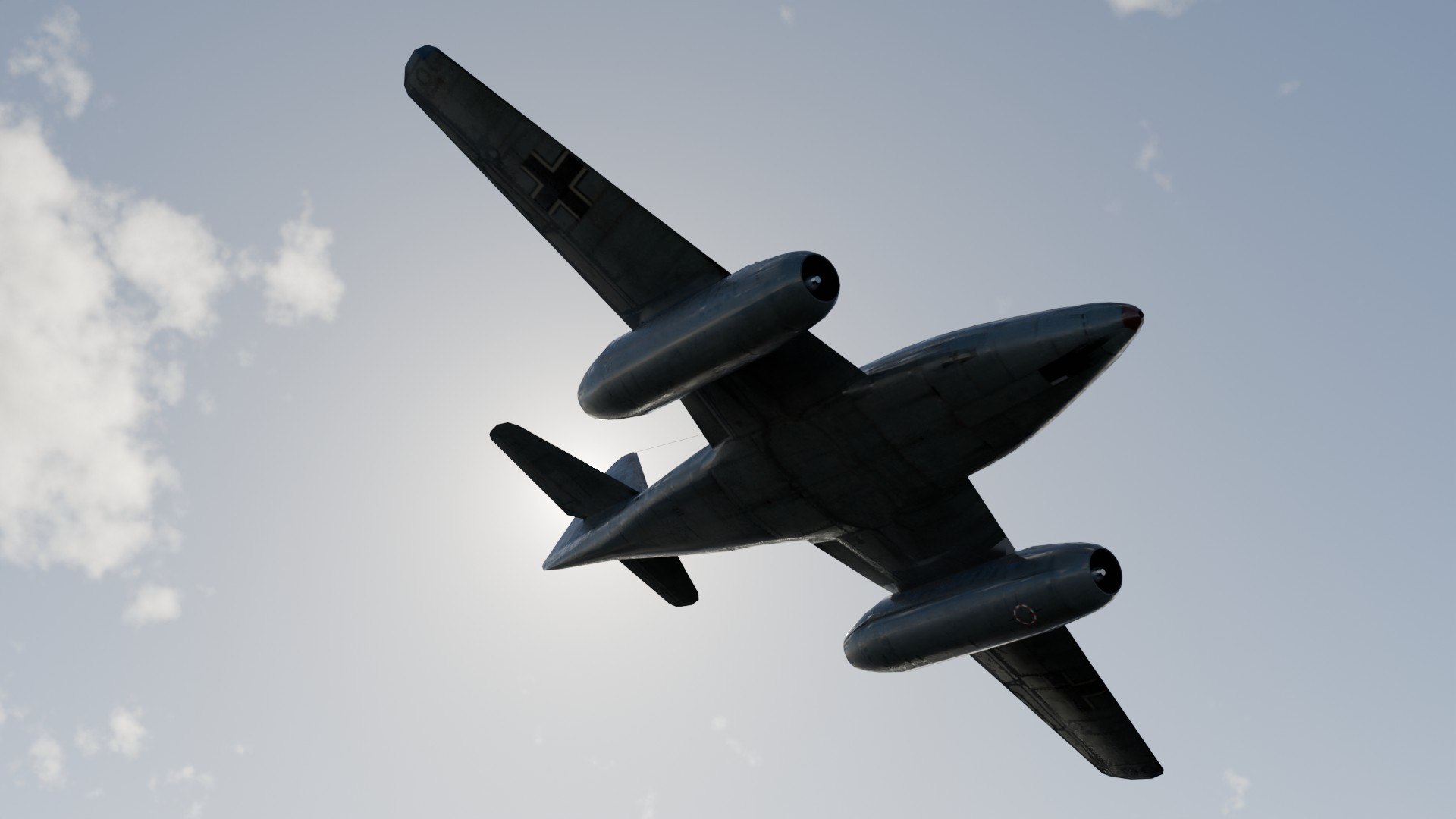 Messerschmitt ME-262 Schwalbe 3D model https://p.turbosquid.com/ts-thumb/GU/FWoLma/po/preview08/jpg/1777666354/1920x1080/fit_q87/b3cbdbc50be785eaf00d489c08cf5361b65d556f/preview08.jpg