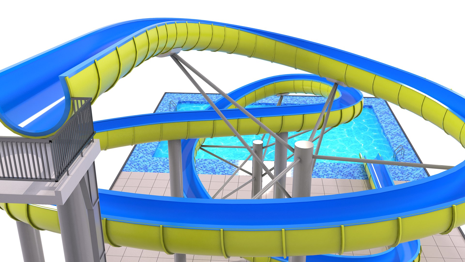 3D Model Water Slide - TurboSquid 1661804