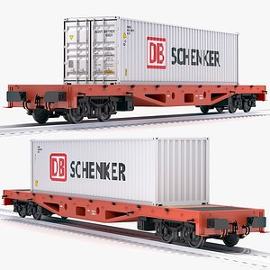 flat rail car db model