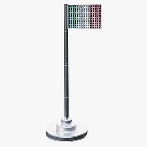 jewelry flag table 3D model