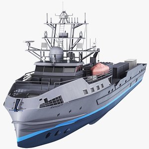 US Navy Ranger Robo-Ship PBR 3D model
