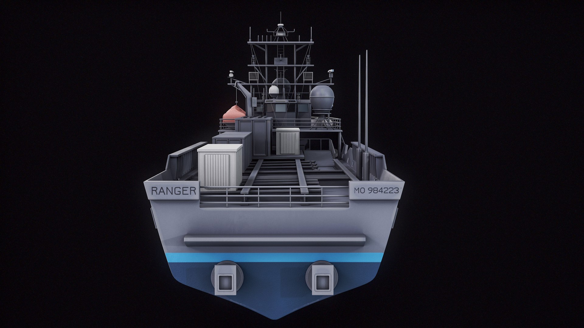 US Navy Ranger Robo-Ship PBR 3D model - TurboSquid 2093220