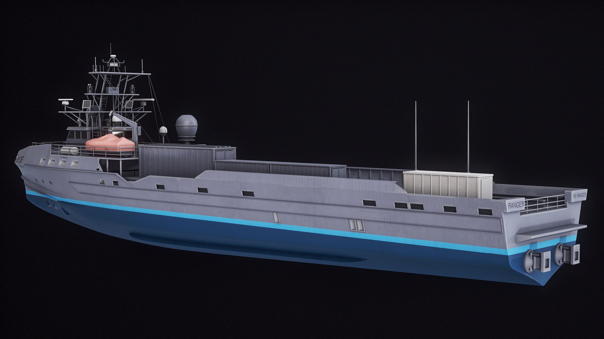 US Navy Ranger Robo-Ship PBR 3D model - TurboSquid 2093220