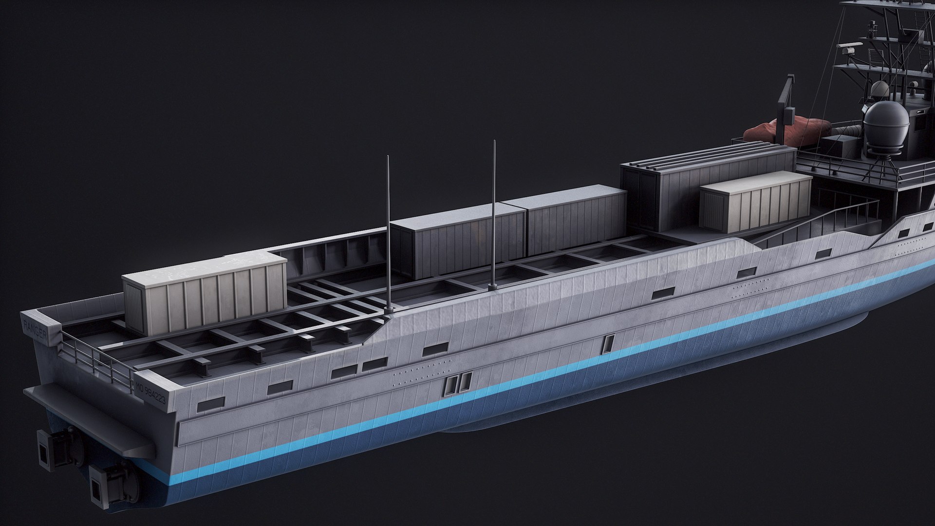 US Navy Ranger Robo-Ship PBR 3D model - TurboSquid 2093220