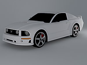 3d mustang