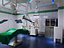 Modello 3D di una scena di intervento chirurgico in sala operatoria di un ospedale.