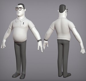 character clothes 3D model