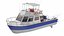 Barco a motor de pesca