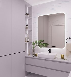 3D model Bathroom interior model