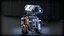 Sci-Fi-Arbeitsroboter