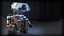 Sci-Fi-Arbeitsroboter