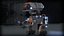 Sci-Fi-Arbeitsroboter