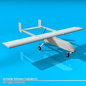 3d pegasus uav aircraft plane model