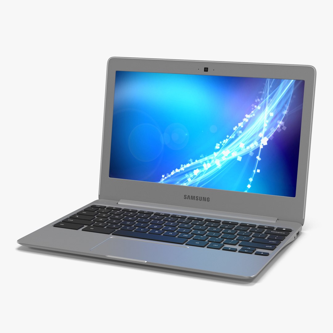 Samsung Chromebook 2 11.6 Silver 3D model preview